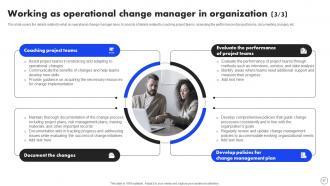 Implementing Operational Change Management For Organizational Success CM CD Adaptable Appealing