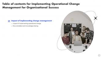 Implementing Operational Change Management For Organizational Success CM CD Template Analytical