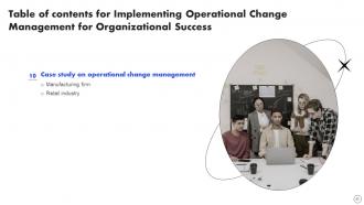Implementing Operational Change Management For Organizational Success CM CD Ideas Analytical