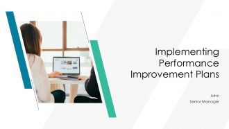 Implementing Performance Improvement Plans PPT Summary AT