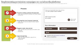 Implementing Permission Campaigns On Social Media Platforms Increasing Customer Opt MKT SS V