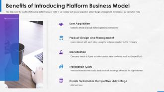 Implementing platform business model in the company benefits of introducing platform business model