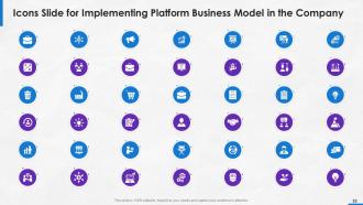 Implementing platform business model in the company powerpoint presentation slides