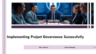 Implementing Project Governance Successfully PPT Structure AT