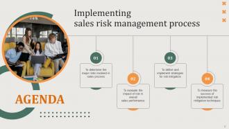 Implementing Sales Risk Management Process Powerpoint Presentation Slides V Content Ready Appealing
