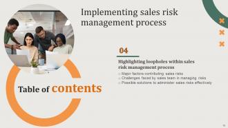 Implementing Sales Risk Management Process Powerpoint Presentation Slides V Multipurpose Appealing
