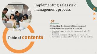 Implementing Sales Risk Management Process Powerpoint Presentation Slides V Unique Informative