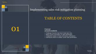 Implementing Sales Risk Mitigation Planning Powerpoint Presentation Slides V Captivating Compatible