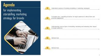 Implementing Storytelling Marketing Strategy For Brands MKT CD V Customizable Interactive