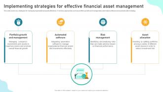 Implementing Strategies For Effective Financial Implementing Financial Asset Management Strategy
