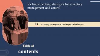 Implementing Strategies For Inventory Management And Control Powerpoint Presentation Slides Attractive Graphical