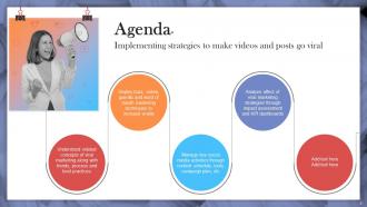 Implementing Strategies To Make Videos And Posts Go Viral Powerpoint Presentation Slides Ideas Engaging