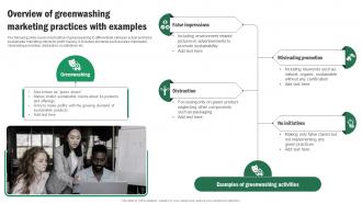 Implementing Sustainable Marketing Overview Of Greenwashing Marketing Practices MKT SS V