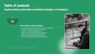 Implementing Sustainable Marketing Strategies At Workplace MKT CD V Impressive Informative