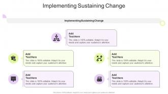 Implementing Sustaining Change In Powerpoint And Google Slides Cpb