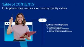 Implementing Synthesia For Creating Quality Videos AI CD V Compatible Content Ready