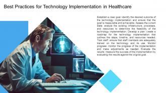 Implementing Technology Healthcare powerpoint presentation and google slides ICP Informative Content Ready