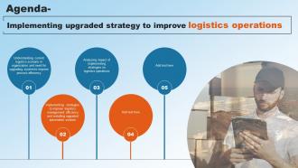 Implementing Upgraded Strategy To Improve Logistics Operations Powerpoint Presentation Slides Best Informative