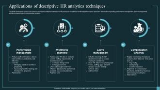 Implementing Workforce Analytics Applications Of Descriptive HR Analytics Data Analytics SS