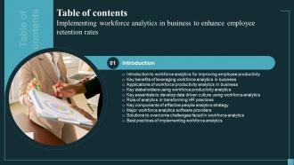 Implementing Workforce Analytics In Business For Enhancing Employee Retention Rates Data Analytics CD Unique Captivating
