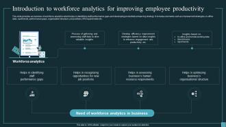 Implementing Workforce Analytics Introduction To Workforce Analytics For Improving Data Analytics SS