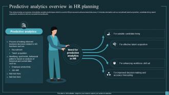 Implementing Workforce Analytics Predictive Analytics Overview In HR Planning Data Analytics SS