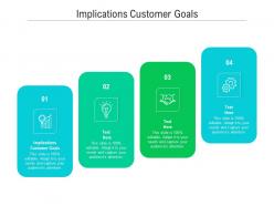 Implications customer goals ppt powerpoint presentation icon master slide cpb