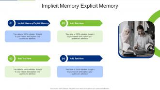 Implicit Memory Explicit Memory In Powerpoint And Google Slides Cpb