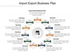 Import export business plan ppt powerpoint presentation guide cpb