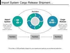 Import System Cargo Release Shipment Processing Entry Summary