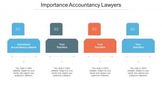 Importance Accountancy Lawyers Ppt Powerpoint Presentation Gallery Master Slide Cpb