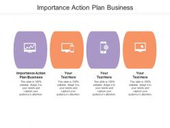 Importance action plan business ppt powerpoint presentation summary ideas cpb
