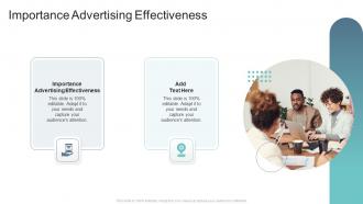 Importance Advertising Effectiveness In PowerPoint And Google Slides Cpb