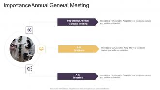 Importance Annual General Meeting In Powerpoint And Google Slides Cpb