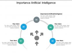 Importance artificial intelligence ppt powerpoint presentationmodel brochure cpb