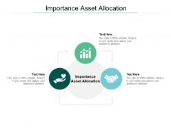 Importance asset allocation ppt powerpoint presentation visual outline cpb