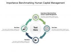 Importance benchmarking human capital management ppt powerpoint presentation slides diagrams cpb