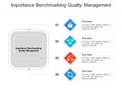 Importance benchmarking quality management ppt powerpoint presentation file shapes cpb