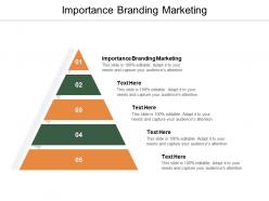 Importance branding marketing ppt powerpoint presentation ideas background cpb