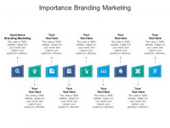Importance branding marketing ppt powerpoint presentation pictures graphics cpb