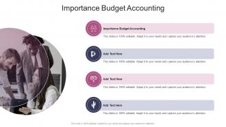 Importance Budget Accounting In Powerpoint And Google Slides Cpb