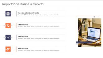 Importance Business Growth In Powerpoint And Google Slides Cpb