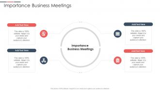 Importance Business Meetings In Powerpoint And Google Slides Cpb