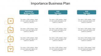 Importance Business Plan In Powerpoint And Google Slides Cpb