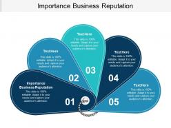 Importance business reputation ppt powerpoint presentation infographic template slides cpb