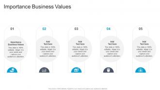 Importance Business Values In Powerpoint And Google Slides Cpb