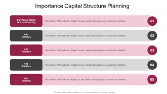 Importance Capital Structure Planning In Powerpoint And Google Slides Cpb