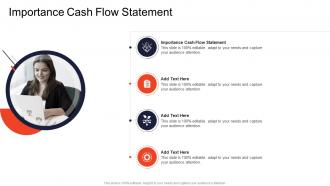 Importance Cash Flow Statement In Powerpoint And Google Slides Cpb