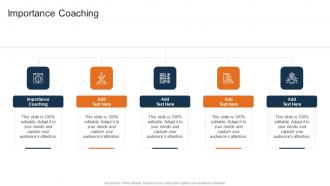 Importance Coaching In Powerpoint And Google Slides Cpb