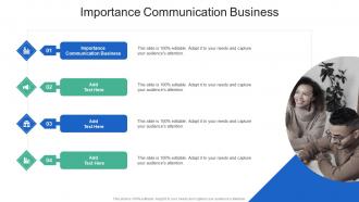 Importance Communication Business In Powerpoint And Google Slides Cpb